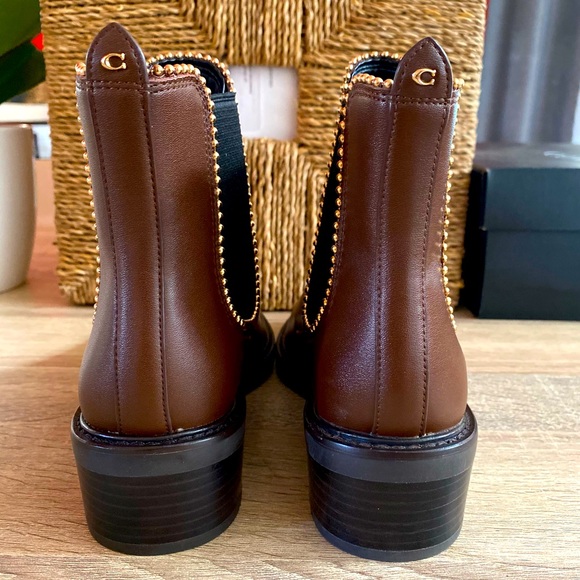 COPY - Coach Brown Bowery Chelsea Boot 5.5 - Picture 8 of 11